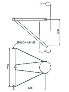 Apoyo escalera – Materiales Eléctricos de Baja, Media y Alta Tensión